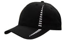 Headwear Breathable Poly Twill with Small Check Patterning Cap - 4010