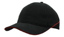 Headwear-Brushed Heavy Cotton with Crown Piping and Sandwich-4103