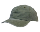 Headwear - Enzyme Washed Pigment Dyed Cotton Twill Cap - 3968