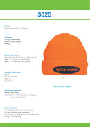 Headwear-Luminescent Safety Beanie - Toque-3025