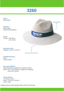 Headwear Madrid Style String Straw - 3260