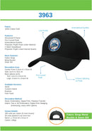 Headwear - Cotton Twill Cap with Buckle - 3963