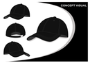 Headwear - Cotton Twill Cap with Buckle - 3964