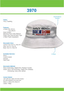 Headwear - Terry Towelling Bucket Hat - 3970