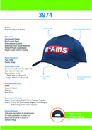 Headwear - Premium Pioneer Sports Twill - 3974