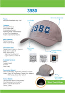 Headwear - Recycled Breathable Poly Twill Cap - 3980