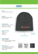 Headwear - Recycled Roll Down Beanie - 3985