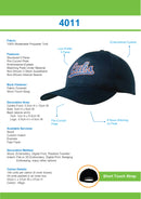Headwear - Breathable Poly Twill Cap - 4011