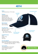 Headwear-Brushed Heavy Cotton with Inserts on the Peak & Crown-4014