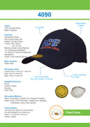 Headwear Double Pique Mesh with Dream Fit Styling Cap - 4090