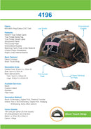 Headwear-True Timber Camouflage 6 Panel Cap -4196