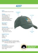 Headwear Water Resistant Polynosic Cap - 4237
