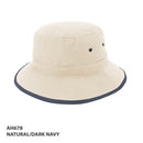 Grace Collection AH678/HE678 - Microfibre Bucket Hat