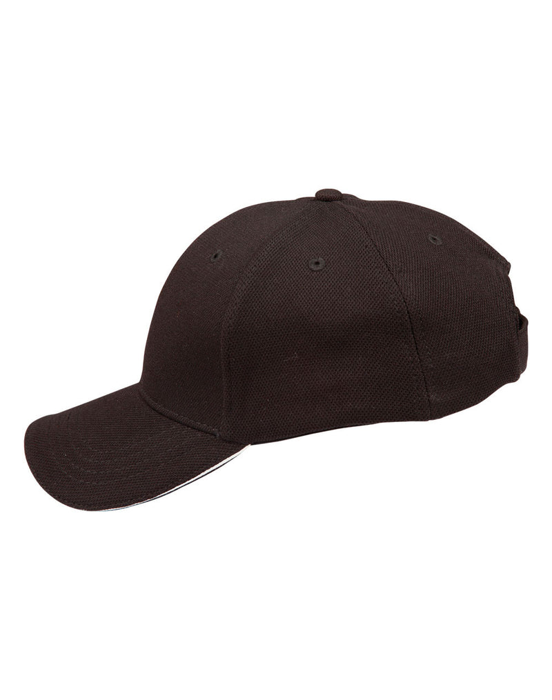 Winning Spirit CH72 Pique Mesh With Contrast Sandwich