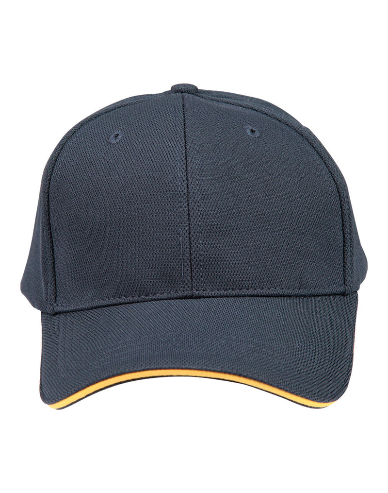 Winning Spirit CH72 Pique Mesh With Contrast Sandwich