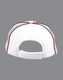 Winning Spirit CH76 Tri-Colour Pique Mesh Cap