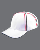 Winning Spirit CH76 Tri-Colour Pique Mesh Cap