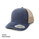 Grace Collection - Seamless Front Washed Mesh Cap - OG305