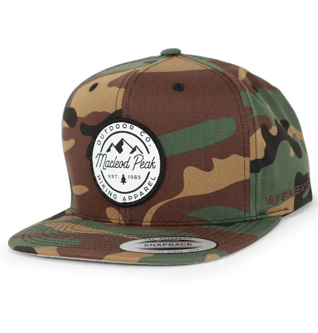 6689Flat Classic Cap – Green Camo