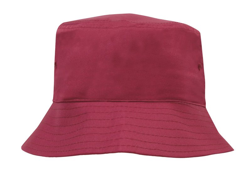 Headwear Breathable Poly Twill Childs Bucket Hat - 3940