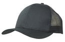 Headwear- Organic brushed Heavy Cotton/Mesh Back Cap - 3987