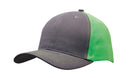 Headwear-Brushed Heavy Cotton Contrast Cap-4001
