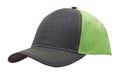 Headwear Brushed Cotton with Mesh Back Cap - 4002