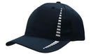 Headwear Breathable Poly Twill with Small Check Patterning Cap - 4010