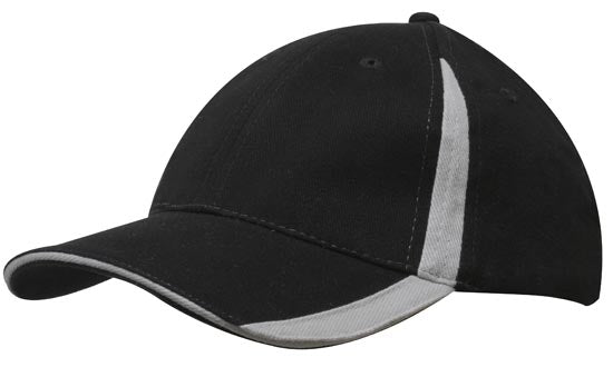 Headwear-Brushed Heavy Cotton with Inserts on the Peak & Crown-4014