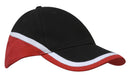Headwear-Brushed Heavy Cotton Tri-Coloured Cap-4026