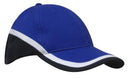 Headwear-Brushed Heavy Cotton Tri-Coloured Cap-4026