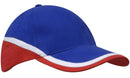 Headwear-Brushed Heavy Cotton Tri-Coloured Cap-4026