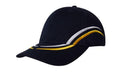 Headwear-Brushed Heavy Cotton with Curved Embroidery on Crown and Peak-4075