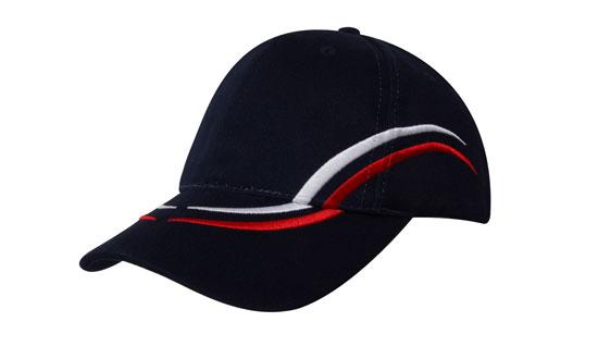 Headwear-Brushed Heavy Cotton with Curved Embroidery on Crown and Peak-4075