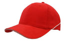 Headwear-Brushed Heavy Cotton with Crown Piping and Sandwich-4103
