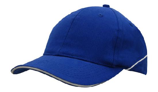 Headwear-Brushed Heavy Cotton with Crown Piping and Sandwich-4103