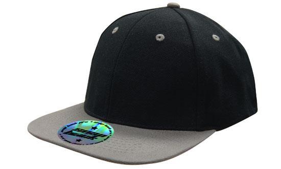Headwear Premium American Twill with Snap 59 Styling - Two Tone Cap - 4106