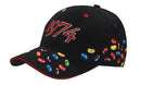 Headwear Brushed Heavy Cotton with Jelly Bean Embroidery - 4119
