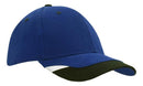 Headwear-Brushed Heavy Cotton with Peak Inserts & Printed Trim -4125