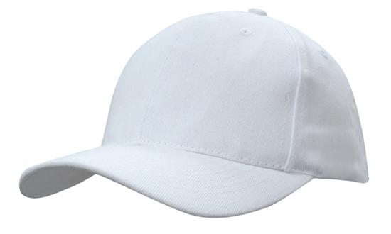 Headwear-Brush Heavy Cotton Cap with snap back-4141
