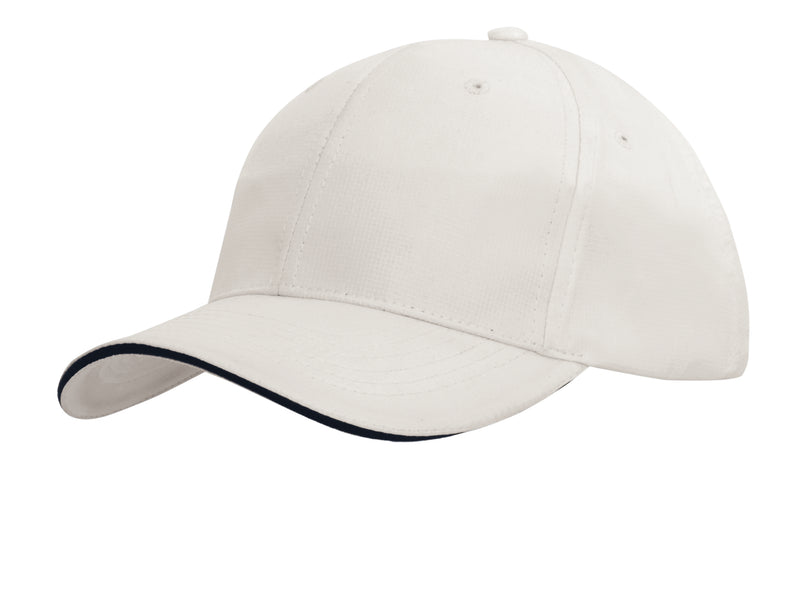 Headwear Sports Ripstop Cap with Sandwich Trim - 4149