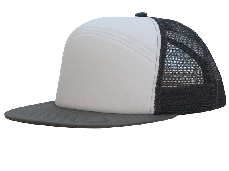 Headwear Foam Front A Frame Cap with Mesh Back - 4159