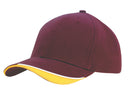 Headwear-Brushed Heavy Cotton with Indented Peak-4167
