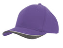 Headwear-Brushed Heavy Cotton with Indented Peak-4167