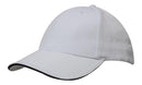 Headwear Brushed Heavy Cotton with Sandwich Trim-4210