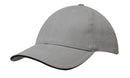 Headwear Brushed Heavy Cotton with Sandwich Trim-4210