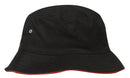 Headwear Brushed Sports Twill Bucket Hat-4223