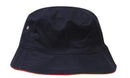 Headwear Brushed Sports Twill Bucket Hat-4223