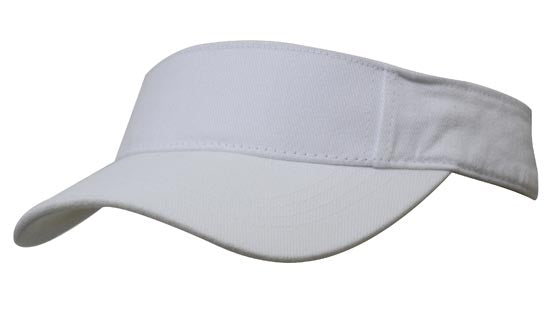 Headwear-Brushed Heavy Cotton Visor Cap-4230