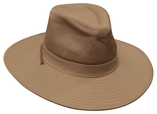 Headwear Safari Cotton Twill & Mesh Hat - 4276